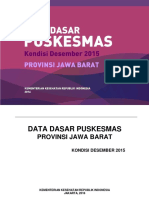 Data Dasar Puskesmas Jabar 2015