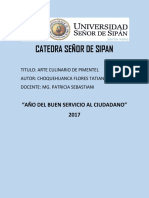 Catedra Señor de Sipan: "Año Del Buen Servicio Al Ciudadano" 2017