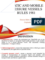 Static and Mobile Pressure Vessels Rules 1981