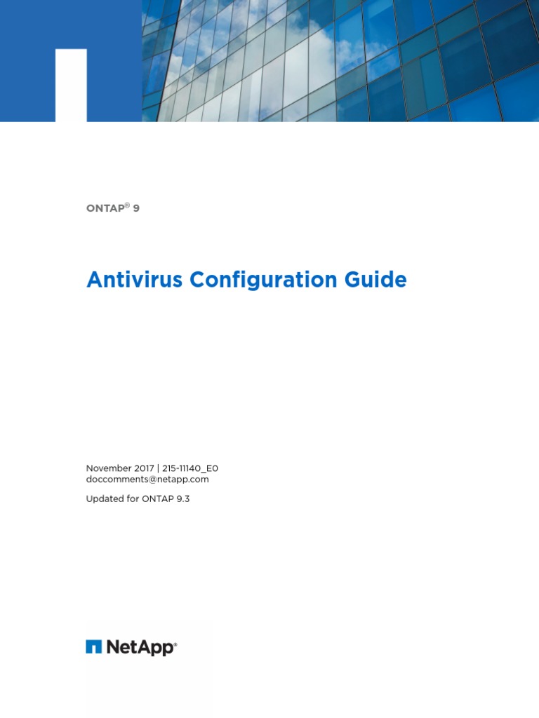 ONTAP 90 Antivirus Configuration Guide PDF | PDF | Antivirus Software ...