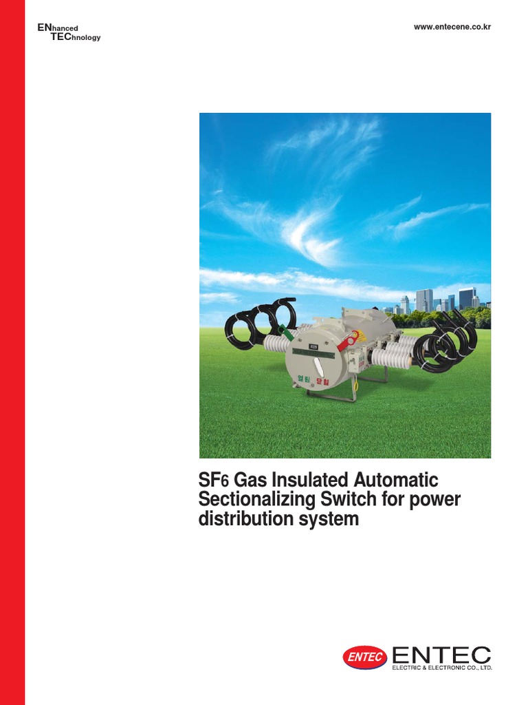 SF6 Gas Automatic Sectionalizing Switch | PDF | Switch | Battery ...