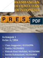 Perkembangan Pers Di Indonesia Dan Di Dunia