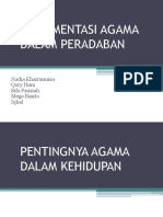 Agama Islam - Implementasi Agama Dalam Peradaban