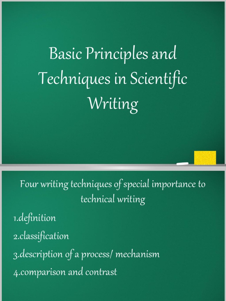 Principles of Scientific Writing Techniques | PDF | Camera | Cell Culture
