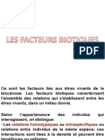 Facteurs Biotiques