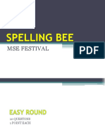 Spelling Bee 2017