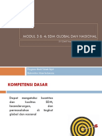 Materi 3 & 4 SDM Global Dan Nasional