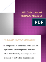 Lecture 6 Second Law of Thermodynamics Spring 2016 PDF