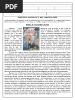 Avaliação de Interpretação de Texto Para Ensino Médio