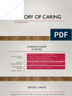 THEORY OF CARING: JEAN WATSON'S CARITAS PROCESSES