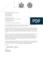Letter to DOE Officials