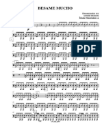 Besame Mucho. - Drum Set PDF