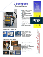 Compact Laser System for Sensitive Surface Cleaning