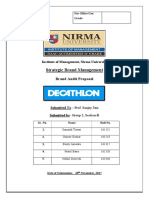 Strategic Brand Management: Institute of Management, Nirma University