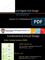 Analog and Digital VLSI Design: Lecture 11: Combinational Circuits