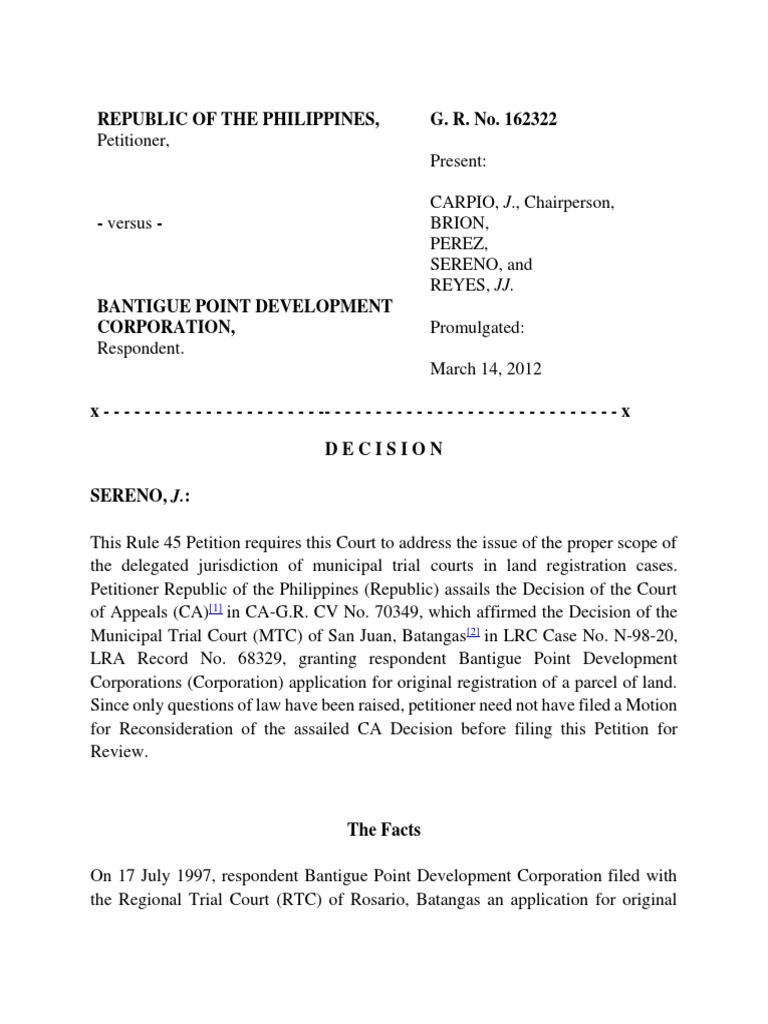 Republic of The Philippines PDF Laches (Equity) Jurisdiction