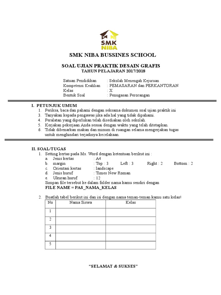 Soal Praktek Simulasi Digital