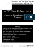 NCERT Class 10 Economics Chapter 4 YouTube Lecture Handouts