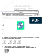 Evaluación Coef 2 Matemática Cuarto