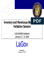 LOG IM WM Validation Presentation