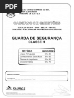 Prova Guarda Seguranca 2011