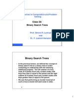 Class 28: Binary Search Trees