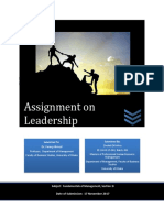 Assignment On Leadership