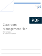 classroom management plan s a 