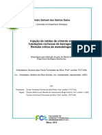 [2012-Nova] Injeção de Caldas de Cimento Em Fundações Rochosas de Barragens-Rvisão Crítica de Metedologias