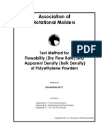 Dry Flow Bulk Density