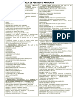 Hoja de Pecados o Ataduras Encuentro PDF