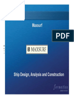 Maxsurf III - Ship Design Software Suite