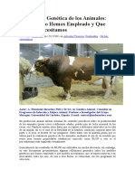 Evaluación Genética de Los Animales_ Que Modelo Hemos Empleado y Que Modelo Necesitamos