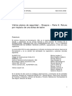 NCh0135-6 of.1998 - Vidrios Planos Ensayos Parte 6