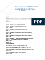 Codigo Fortran para El Calculo de Impedancia Serie y Capacitancia en Derivacion para 1 PDF