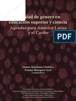 Equidad de género en educación superior y ciencia