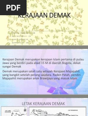 Mind Map Kerajaan Demak