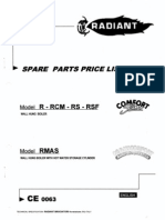 Wall Hung Boiler Spare Parts Price List