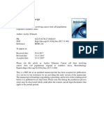 Cancer Cell Lines Involving Cancer Stem Cell Populations