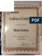 Palliative Care Certificate