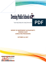 Deming Public Schools Forensic Consulting Report - November 2017