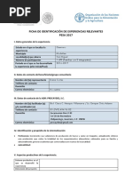 Experencas Relevates ÓRDEN 2017