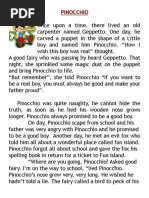 Pinocchio (Script) | PDF | Pinocchio