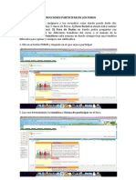 Instrucciones para Participar en Foros