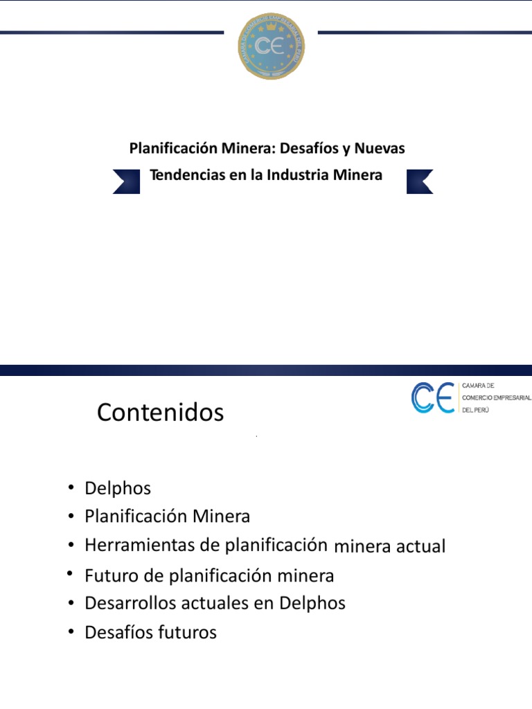 Planificacion Minera Backup 1 | PDF | Minería | Planificación
