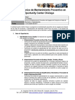 Informe de Mantenimiento Preventivo en Salas de Reuniones y Capacitaciones - OC Chiclayo