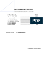 PROFORMA