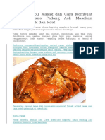 Resep Bumbu Masak Dan Cara Membuat Kepiting Saus Padang Asli Masakan Seafood Enak Dan Lezat