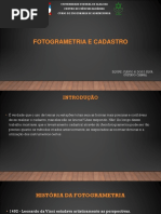 Sensoriamento remoto e cadastro