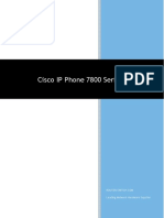 Cisco IP Phone 7800 Series Data Sheet